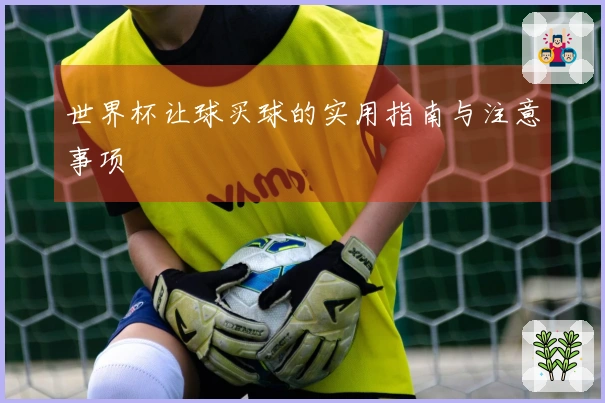 世界杯让球买球的实用指南与注意事项